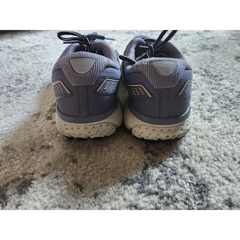Brooks Ghost 12 Womens Running Shoes Blue Grey Pink 1203051D086 Size 9.5 Wide D